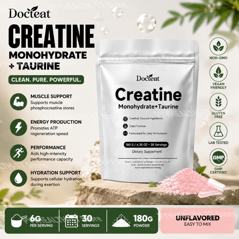دكتييت مسحوق الكرياتين مونوهيد - مراجعة Creatine Monohydrate Powder وسعره