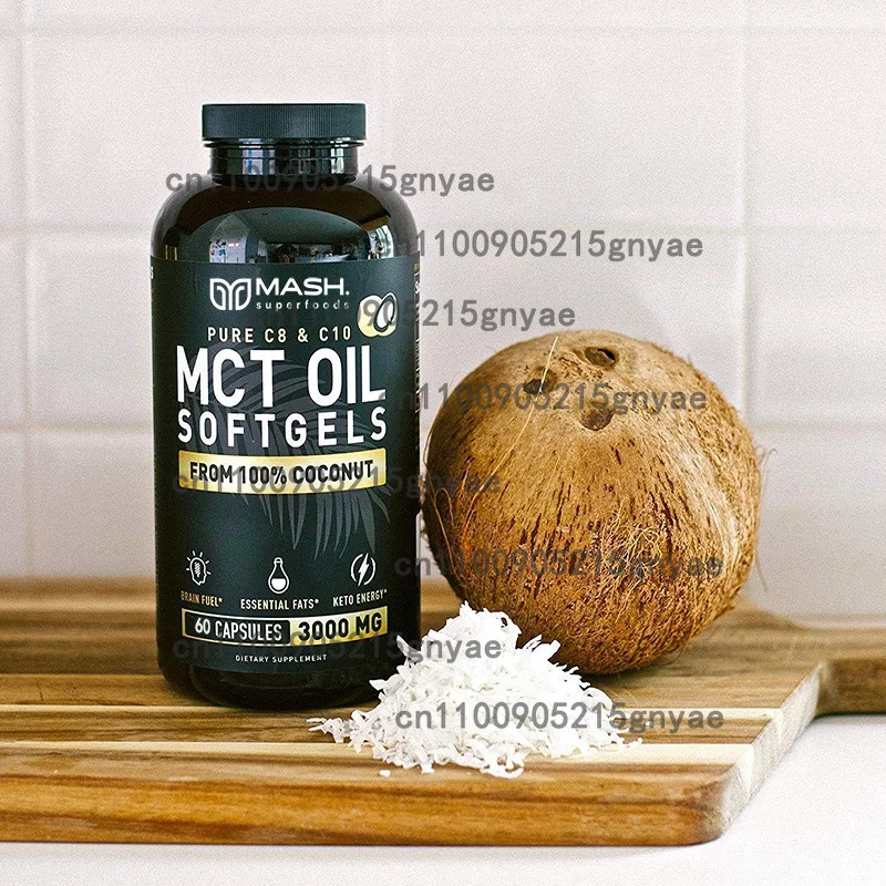 زيت MCT 3600 ملغ كبسولات C8 C1 - مراجعة Mct Oil Coconut وسعره