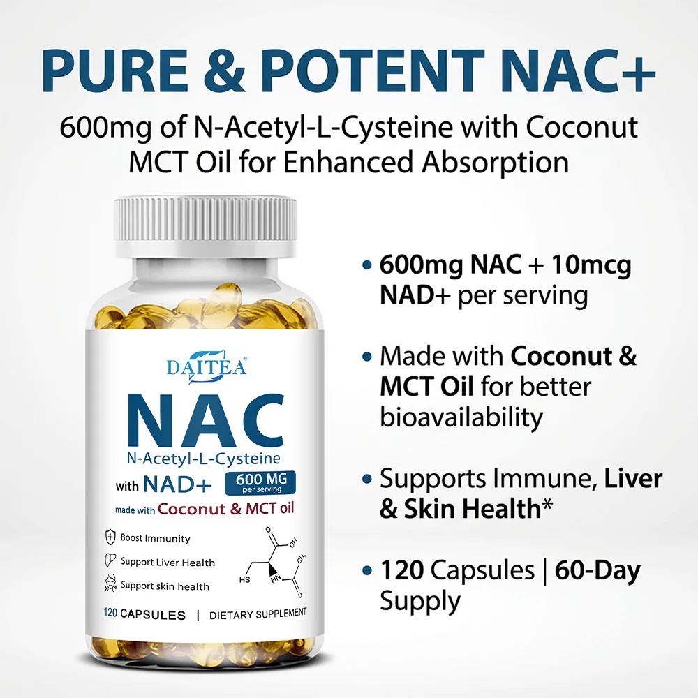 مكمل غذائي NAC، كبسولات N-أسيت - مراجعة Mct Oil Coconut وسعره