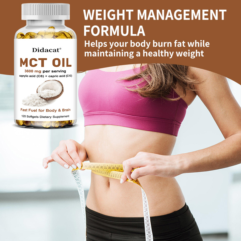 زيت MCT 3600 مجم C8 C10 كبسولا - مراجعة Mct Oil Coconut وسعره
