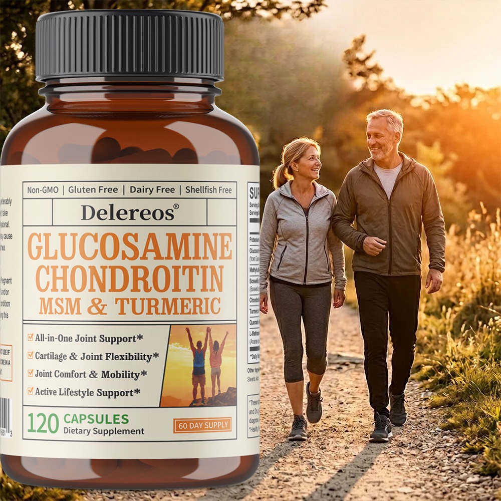 مكمل غذائي لدعم المفاصل يحتوي  - مراجعة Glucosamine Chondroitin Joint وسعره