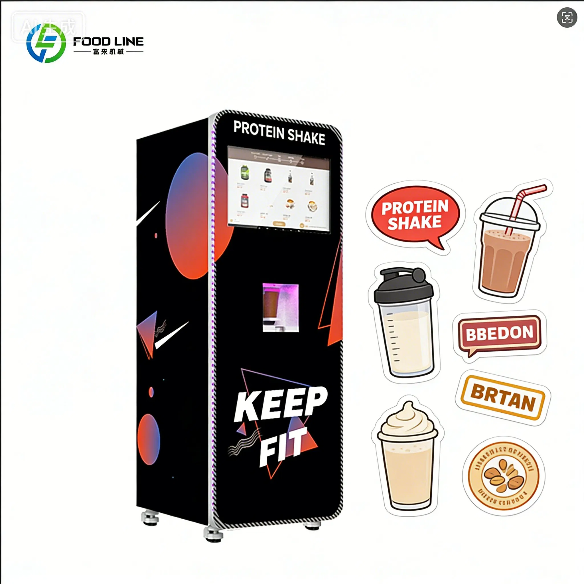 آلة بيع مغذية ذاتية التشغيل با - مراجعة Fitness Nutrition Protein وسعره