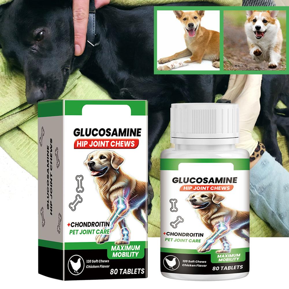 80 قرص لدعم مفاصل الكلاب، عناي - مراجعة Glucosamine Chondroitin Joint وسعره