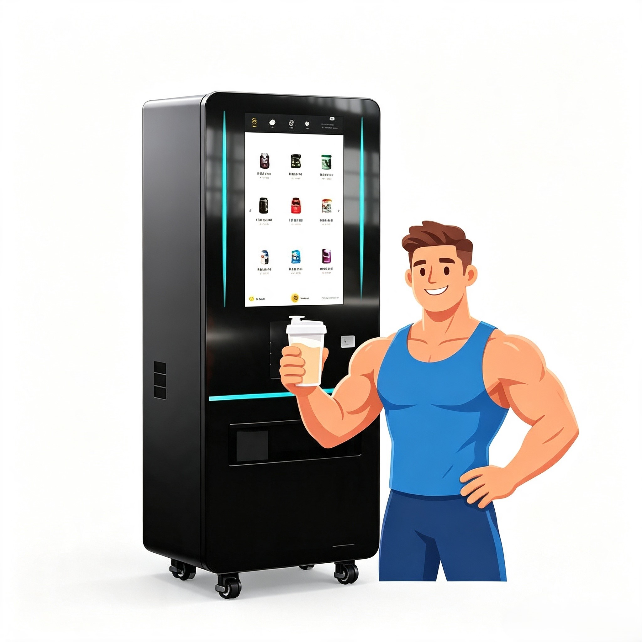 آلة بيع بروتين مصل اللبن الذكي - مراجعة Fitness Nutrition Protein وسعره
